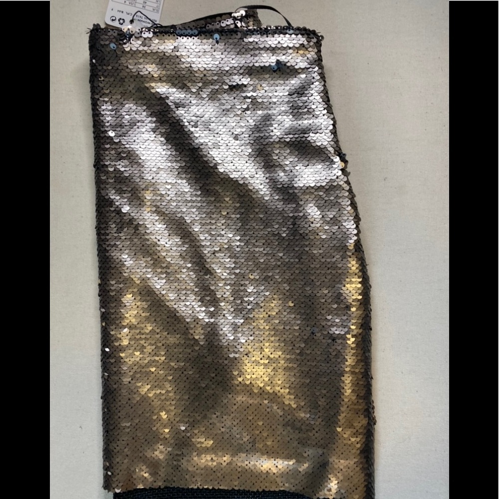 MNG sequin mini skirt